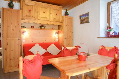 Ski verhuur Studio bergnis 4 personen (2) - Chalet les Ecrins - Valloire - Woonkamer