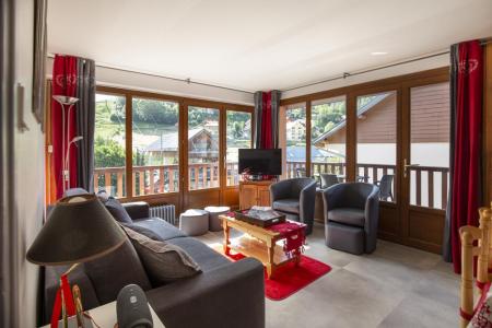 Ski verhuur Appartement 3 kamers 6 personen - La Résidence - Valloire - Woonkamer