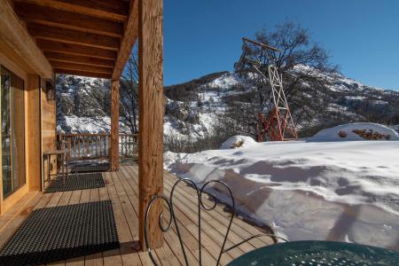 Urlaub in den Bergen Le Chalet Kopérek - Valloire - Draußen im Winter