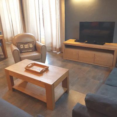 Wynajem na narty Apartament 3 pokojowy 6 osób (8) - Les Chalets d'Adrien - Valloire - Pokój gościnny