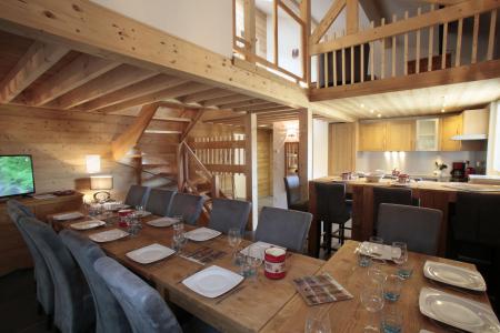 Ski verhuur Appartement te verdelen 7 kamers 15 personen (Communiceren) (4) - Les Chalets du Grand Galibier - Valloire - Woonkamer