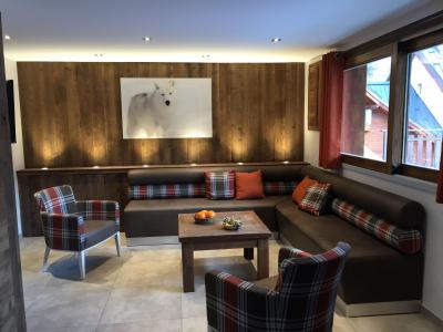 Rent in ski resort 6 room apartment 12 people (5) - Les Fermes du Planet - Valloire - Living room