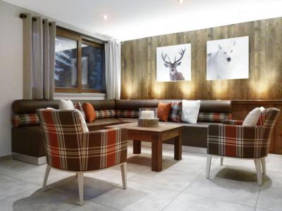 Rent in ski resort 6 room duplex apartment 12 people (6) - Les Fermes du Planet - Valloire - Living room