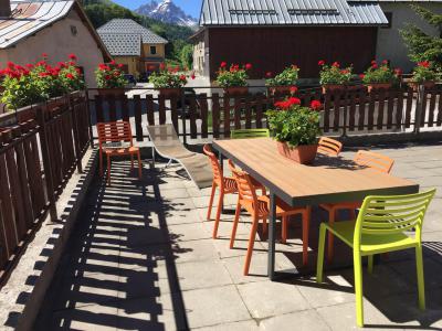 Rent in ski resort 6 room duplex apartment 12 people (6) - Les Fermes du Planet - Valloire - Terrace