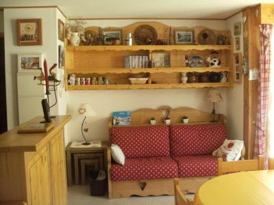 Skiverleih 2-Zimmer-Holzhütte für 6 Personen (C6) - Résidence de la Clarée - Valloire - Wohnzimmer