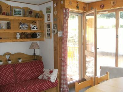 Skiverleih 2-Zimmer-Holzhütte für 6 Personen (C6) - Résidence de la Clarée - Valloire - Wohnzimmer