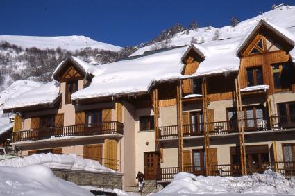 Vacances en montagne Résidence la Borge - Valloire - Extérieur hiver