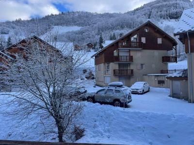 Ski verhuur Studio bergnis 4 personen (112) - Résidence la Demeurance - Valloire - Buiten winter