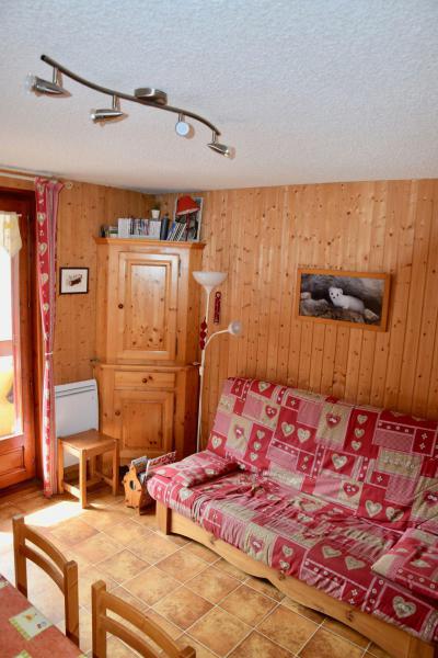 Rent in ski resort 2 room apartment 6 people (110) - Résidence la Demeurance - Valloire - Living room