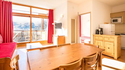 Ski verhuur Appartement 2 kamers bergnis 6 personen - Résidence le Hameau de Valloire - Valloire - Tafel