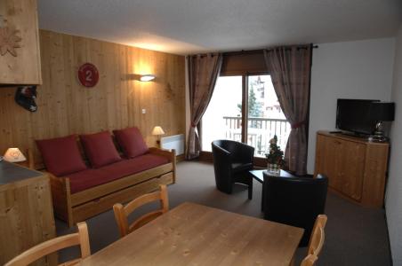 Ski verhuur Studio cabine 4 personen (20) - Résidence le Praz - Valloire - Woonkamer