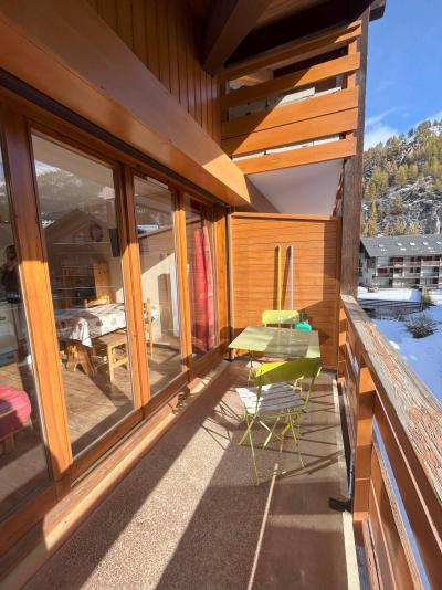 Ski verhuur Studio cabine 4 personen (206) - Résidence les Cordeliers - Valloire - Terras