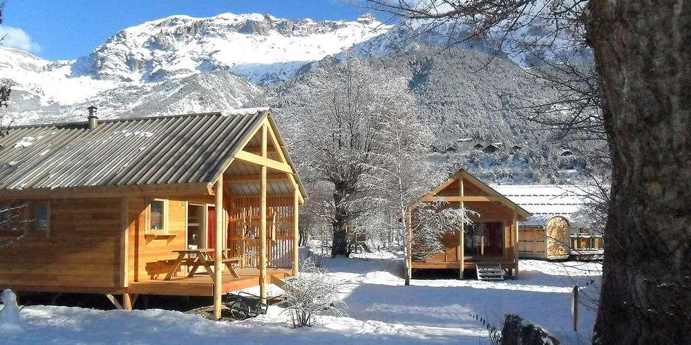 Ski verhuur Chalet 3 kamers 5 personen (Montana) - Camping Vallouise - Vallouise - Buiten winter