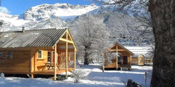 Location au ski Chalet 3 pièces 5 personnes (Montana) - Camping Vallouise - Vallouise - Extérieur hiver
