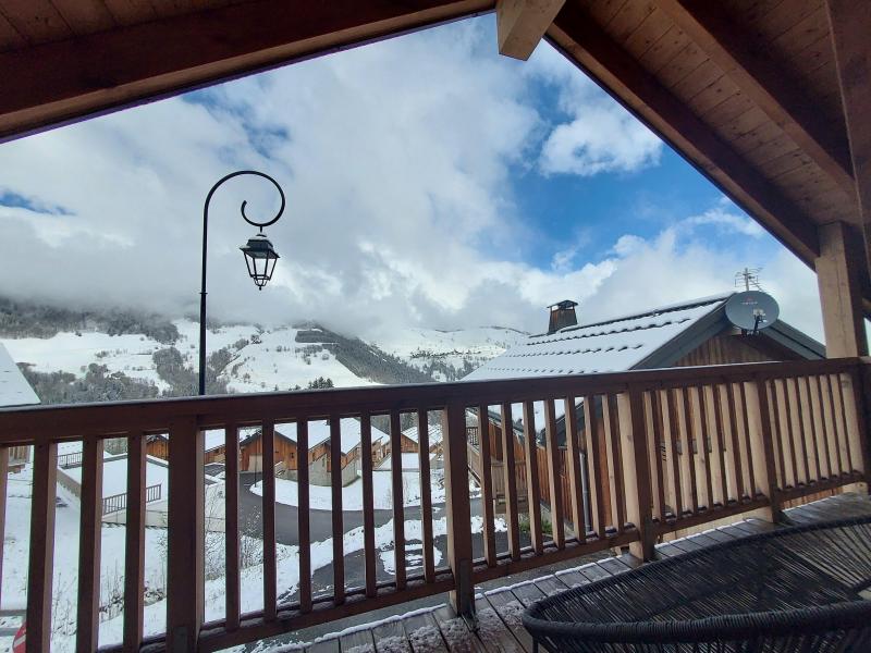 Ski verhuur Chalet 4 kamers 6 personen - Chalet Hope - Valmorel - Terras