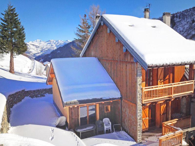 Location au ski Chalet Vista Mont Blanc - Valmorel - Extérieur hiver