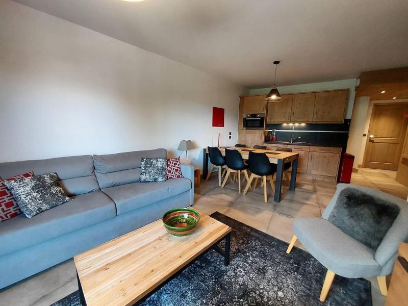 Skiverleih 3-Zimmer-Appartment für 6 Personen (E07) - La Grange Aux Fées - Valmorel - Wohnzimmer
