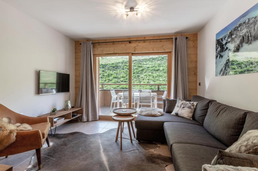 Ski verhuur Appartement 3 kamers 6 personen (E09C) - La Grange Aux Fées - Valmorel - Woonkamer