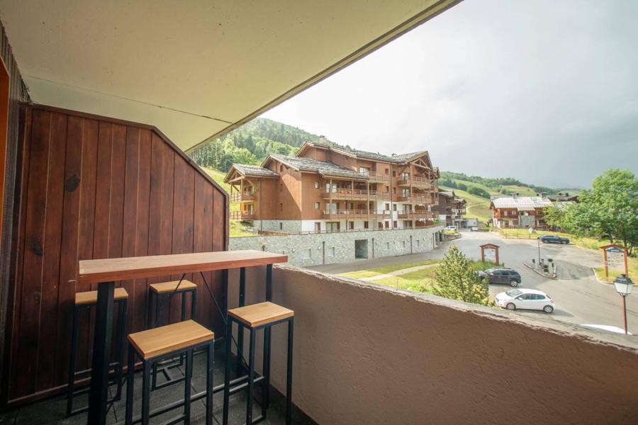 Rent in ski resort Studio 4 people (GL248) - La Résidence la Clairière - Valmorel - Balcony