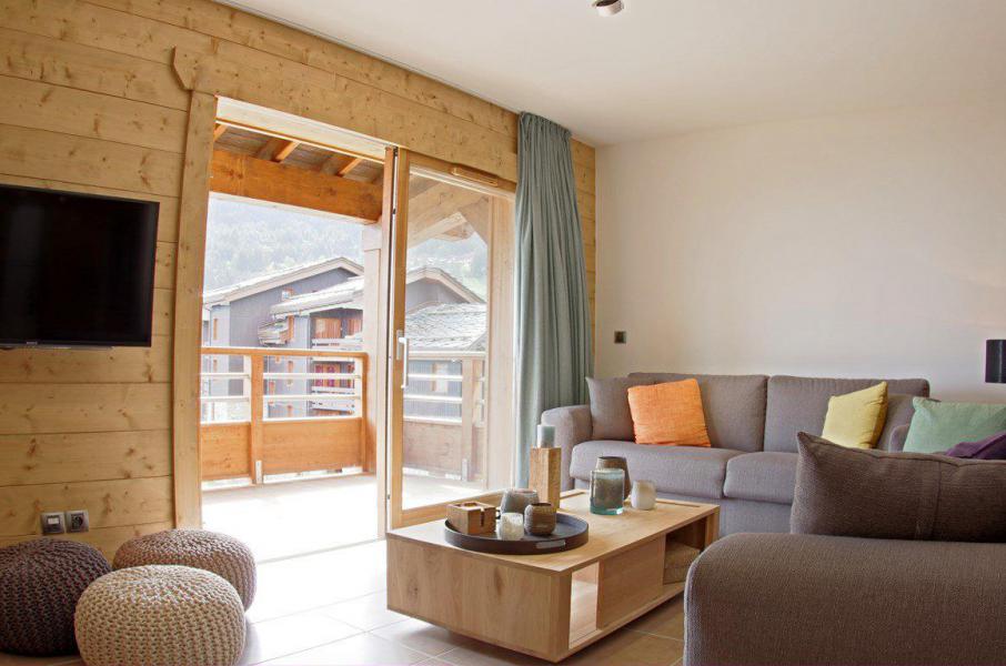 Ski verhuur Appartement duplex 4 kamers 8 personen (GL410) - La Résidence la Grange aux Fées - Valmorel - Woonkamer