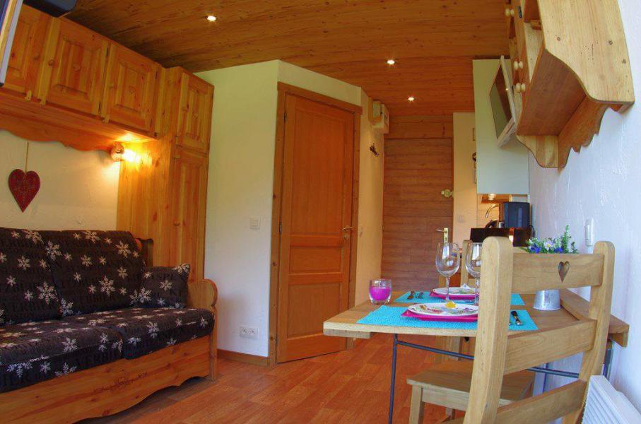 Ski verhuur Studio 2 personen (GL314) - La Résidence le Cristallin - Valmorel - Woonkamer