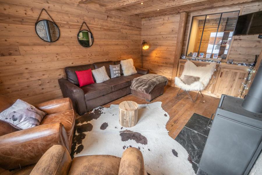 Ski verhuur Appartement 3 kamers 6 personen (G424) - La Résidence les Teppes - Valmorel - Woonkamer