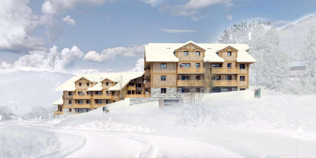 Rent in ski resort Le Roc - Valmorel - Winter outside