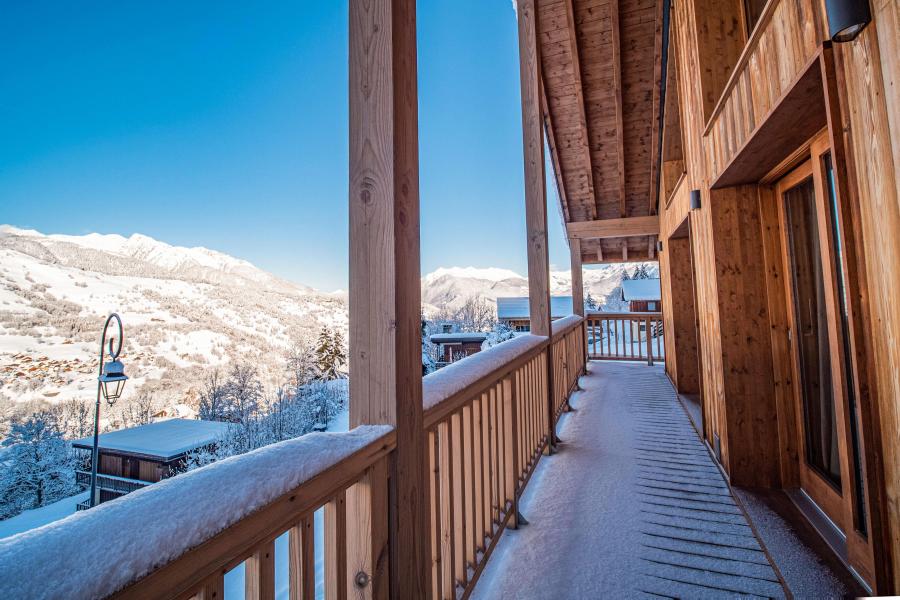 Vacanze in montagna Chalet su 2 piani 4 stanze per 6 persone (Laurentide) - Les Chalets Lumi - Valmorel - Esteriore inverno