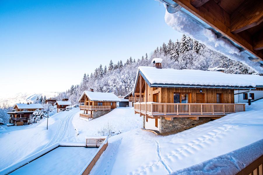 Vacances en montagne Chalet duplex 4 pièces 7 personnes (L'Ambroisie) - Les Chalets Lumi - Valmorel - Extérieur hiver