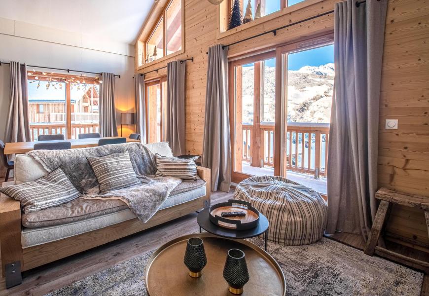 Rent in ski resort 4 room duplex chalet 6 people (Laurentide) - Les Chalets Lumi - Valmorel