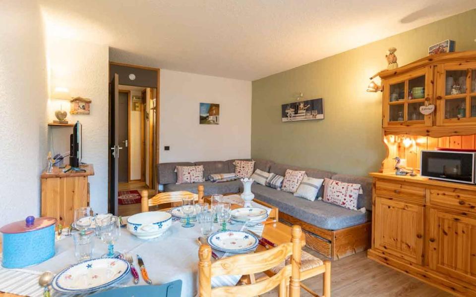 Skiverleih 2-Zimmer-Appartment für 5 Personen (G472) - Pierrafort - Valmorel - Wohnzimmer