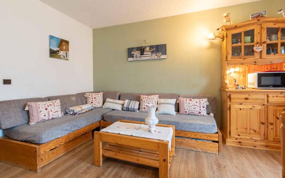 Ski verhuur Appartement 2 kamers 5 personen (G472) - Pierrafort - Valmorel - Woonkamer