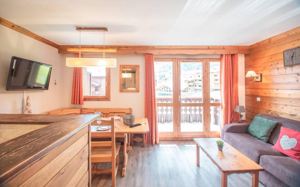 Ski verhuur Appartement 3 kamers 6 personen (GL259) - Résidence Athamante - Valmorel - Woonkamer