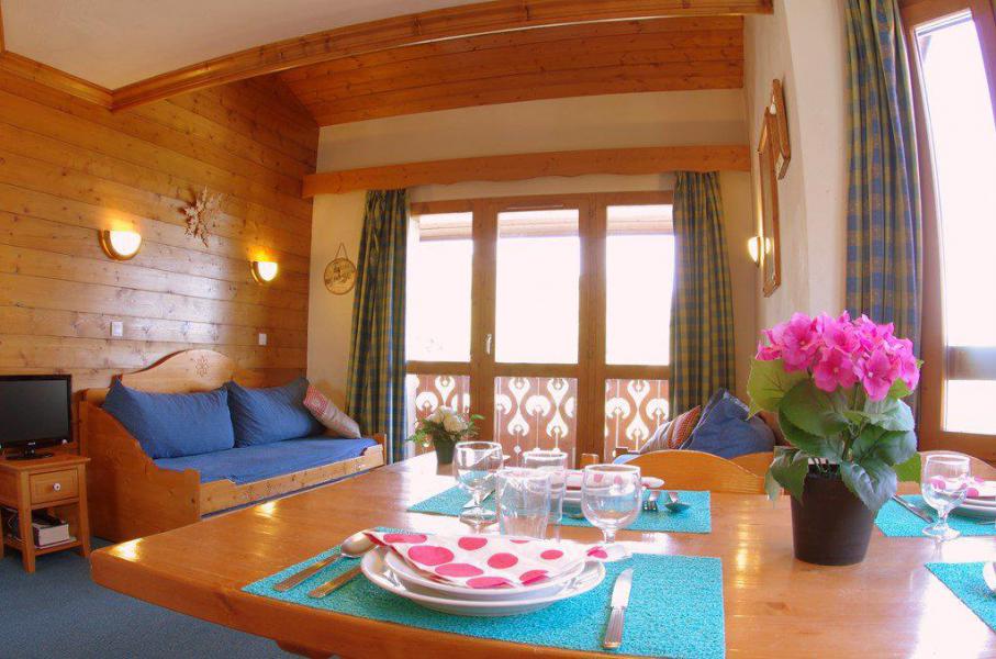 Ski verhuur Appartement duplex 3 kamers 7 personen (GL263) - Résidence Athamante - Valmorel - Woonkamer