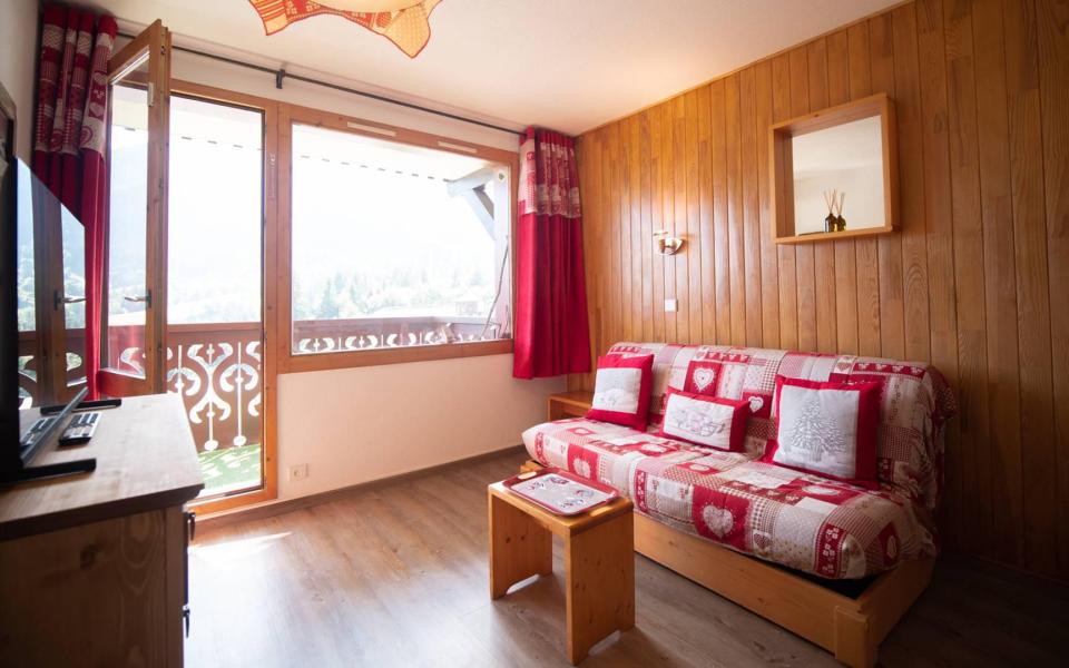 Ski verhuur Appartement 2 kamers 4 personen (G468) - Résidence Camarine - Valmorel - Woonkamer