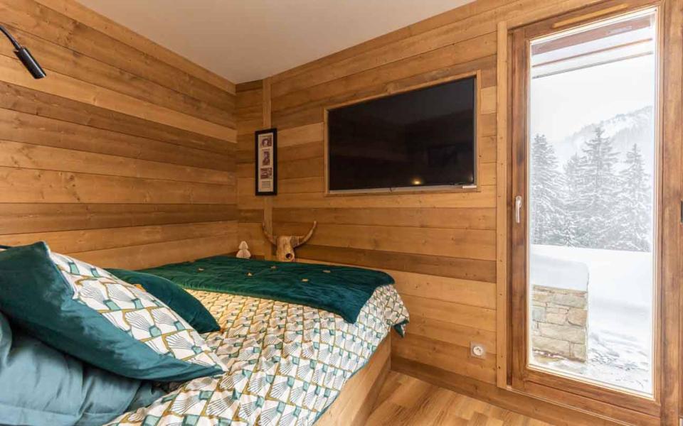 Аренда на лыжном курорте Апартаменты 2 комнат 3 чел. (G462) - Résidence Cheval Blanc - Valmorel - Двухспальная кровать