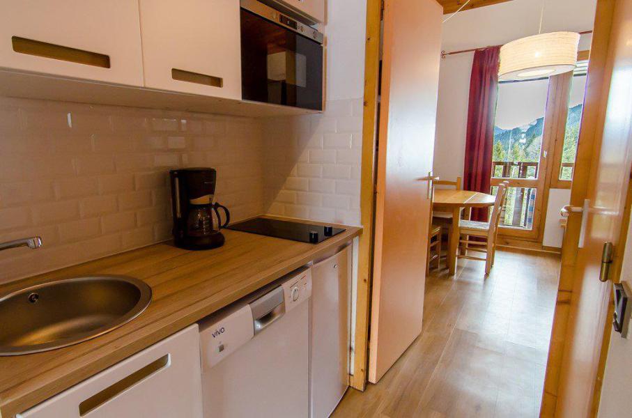 Skiverleih 2-Zimmer-Appartment für 4 Personen (G371) - Résidence Cheval Blanc - Valmorel - Küche