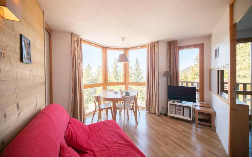 Rent in ski resort 3 room apartment 6 people (G090) - Résidence Cheval Blanc - Valmorel - Living room