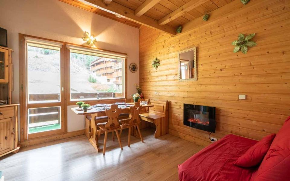 Rent in ski resort 3 room mezzanine apartment 6 people (G479) - Résidence Cheval Blanc - Valmorel - Living room