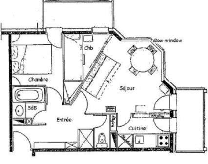 Soggiorno sugli sci Appartamento 3 stanze per 6 persone (G090) - Résidence Cheval Blanc - Valmorel