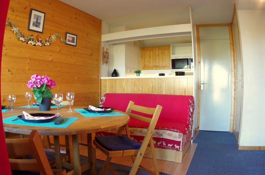 Ski verhuur Appartement 2 kamers 4 personen (G032) - Résidence Cheval Blanc - Valmorel - Woonkamer