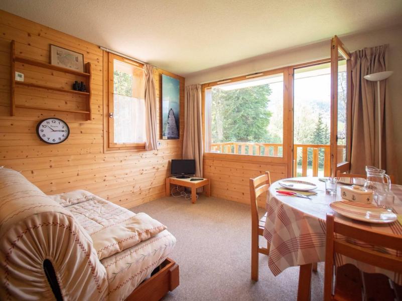 Ski verhuur Appartement 2 kamers 4 personen (G484) - Résidence Cheval Blanc - Valmorel - Woonkamer