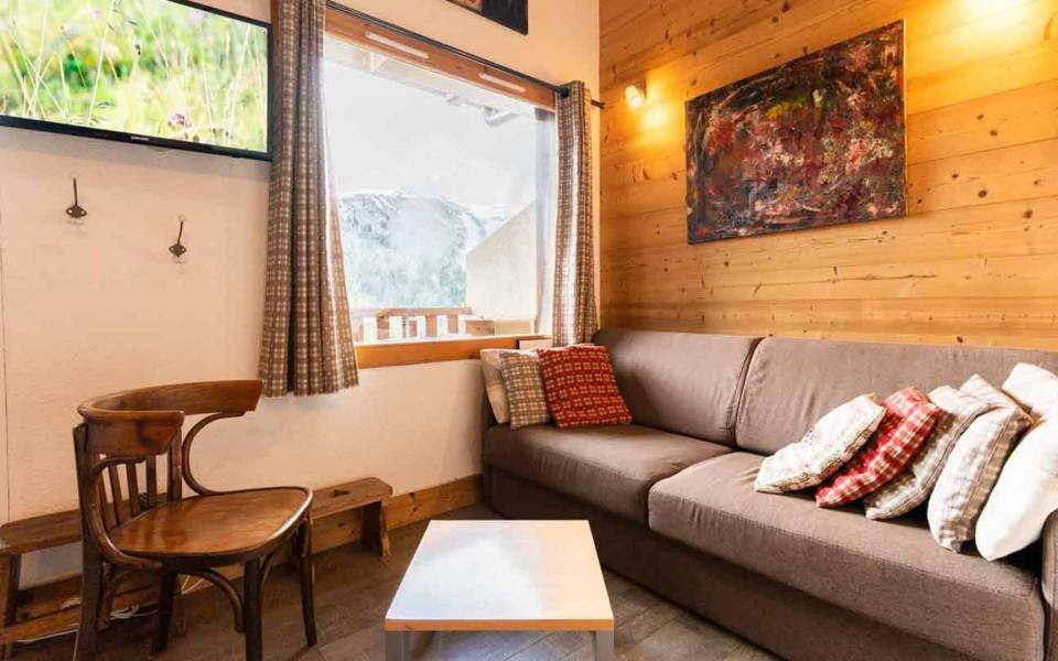 Ski verhuur Appartement 2 kamers 6 personen (G473) - Résidence Cheval Blanc - Valmorel - Woonkamer