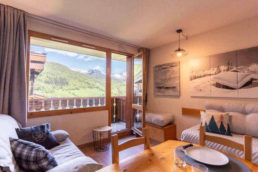 Rent in ski resort Studio 4 people (G420) - Résidence Cheval Blanc - Valmorel - Living room