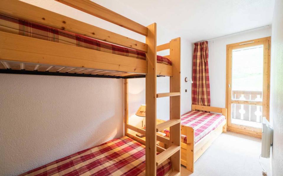 Skiverleih 2-Zimmer-Appartment für 5 Personen (G004) - Résidence Côté Soleil - Valmorel - Offener Schlafbereich