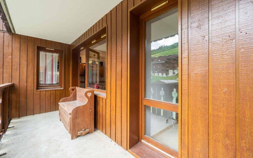 Ski verhuur Appartement 2 kamers 5 personen (G004) - Résidence Côté Soleil - Valmorel - Terras