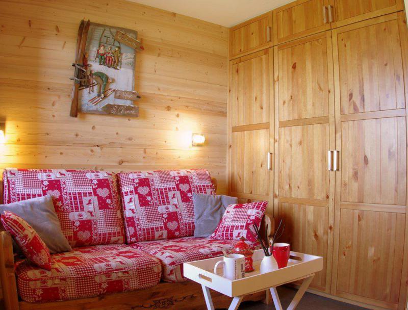 Ski verhuur Studio 4 personen (GL340) - Résidence Côté Soleil - Valmorel - Woonkamer