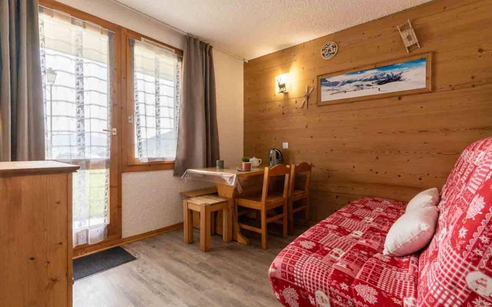 Skiverleih Studio für 4 Personen (G466) - Résidence des Pierres Plates - Valmorel - Wohnzimmer