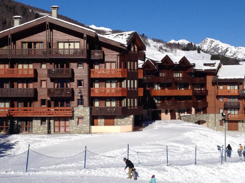 Аренда на лыжном курорте Квартира студия кабина для 4 чел. (014) - Résidence l'Athamante - Valmorel - зимой под открытым небом