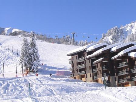 Location au ski Appartement 3 pièces mezzanine 5 personnes (024) - Résidence l'Orgentil - Valmorel - Extérieur hiver